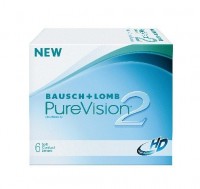 Контактные линзы ежемесячной замены PureVision 2 HD (6 блистеров) - Линзалин