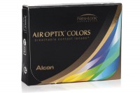 Цветные контактные линзы ежемесячной замены Air Optix Aqua Colors (2 блистера) - Линзалин