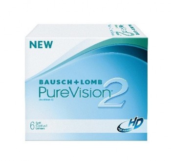 Контактные линзы ежемесячной замены PureVision 2 HD (6 блистеров) - Линзалин