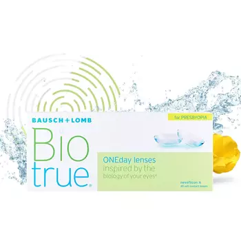 Однодневные контактные линзы Bio true ONEday  for Presbyopia (30 блистеров) - Линзалин