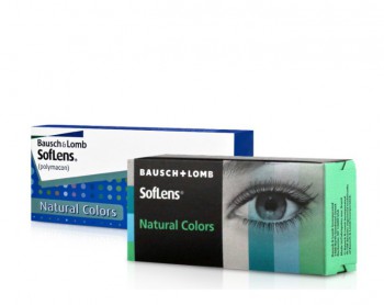 Цветные контактные линзы ежемесячной замены SofLens Natural Colors (2 блистера) - Линзалин